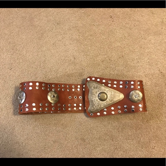 No Brand Accessories - Boho Brown Leather Belt